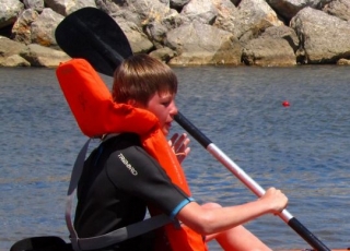 A bordo da canoa 